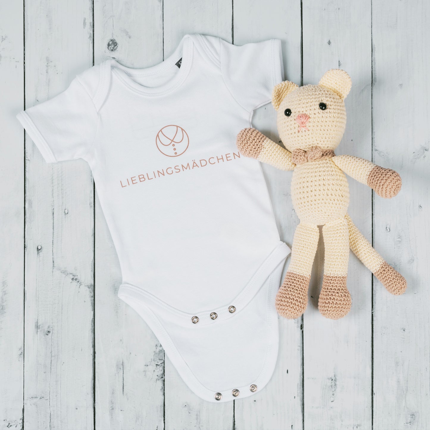 Kurzarm Babybody Lieblingsmädchen